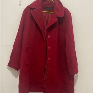 Red Wool Coat